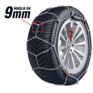 Catene da neve Comfort Magic CG-9 9mm - KONIG