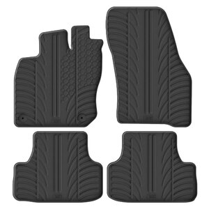 Tappeti in gomma-Pvc specifico Volkswagen T-Roc 2025> - LAMPA Volkswagen T-Roc 2025 > anche ibrida, cambio automatico LAMPA