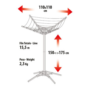 Stendibiancheria Air-Dry - LAMPA