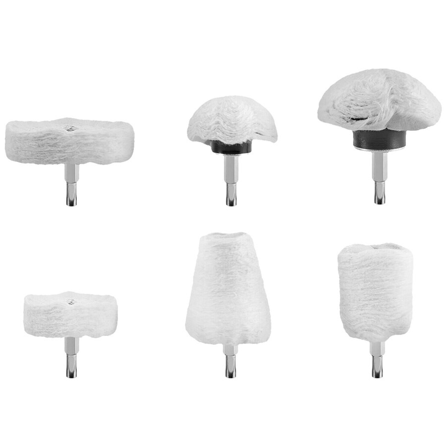 Kit lucidatore per trapano Testine per lucidatura a trapano - LAMPA