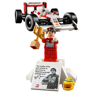 Costruzioni Lego Icons - McLaren MP4/4 e Ayrton Senna - LEGO