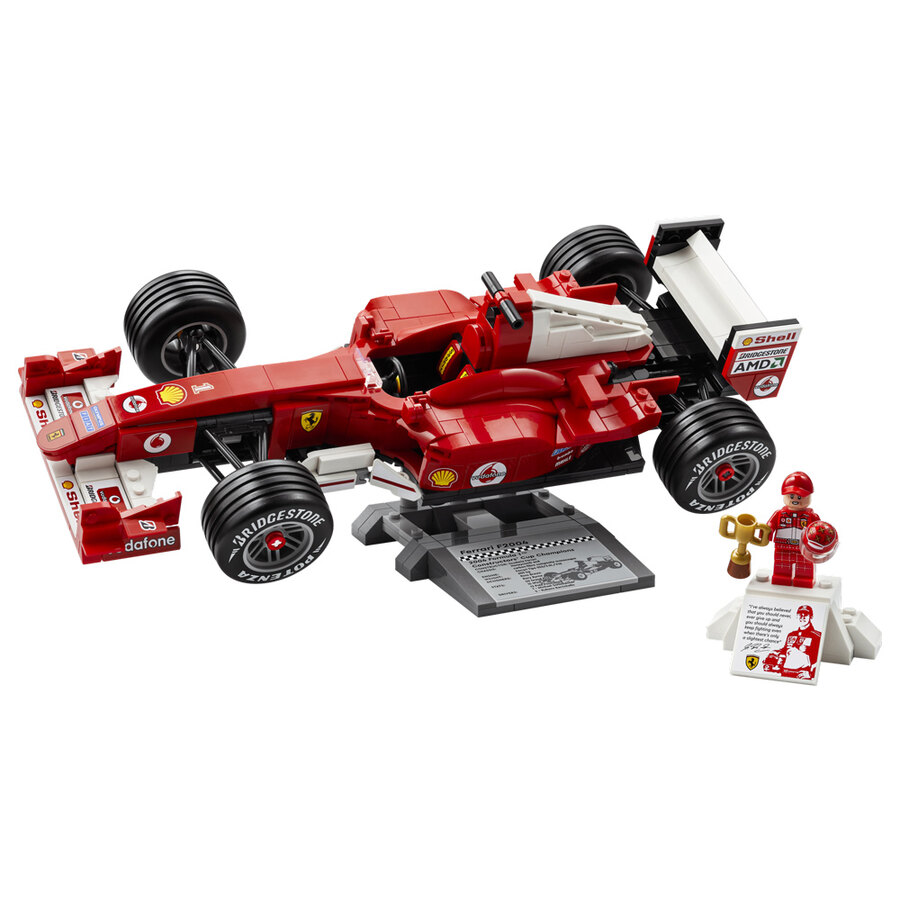 Costruzioni Lego Icons - Ferrari F2004 e Michael Schumacher - LEGO