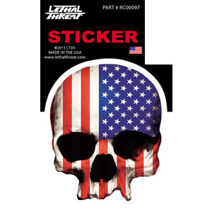 Adesivi Usa Skull - LETHAL THREAT LETHAL THREAT