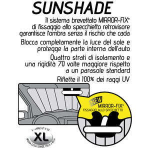 Parasole per parabrezza Platinum Mirror-fix - LOGICA