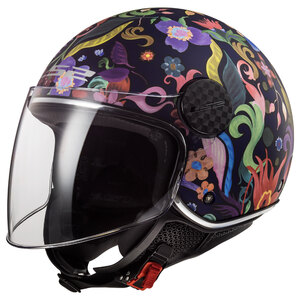 Casco Jet Demi Jet OF558 Sphere Lux Bloom LS2 HELMETS