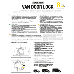 Antifurto blocca porte Van Door Lock - LUKETT