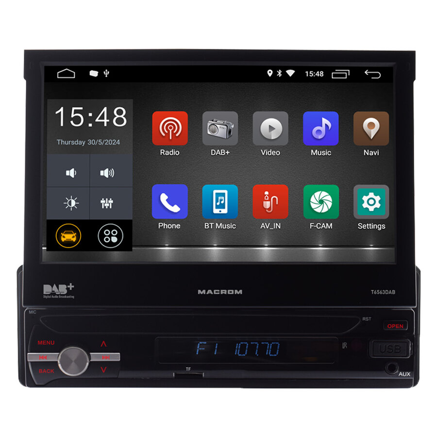 Autoradio DIN singolo T6563DAB - MACROM