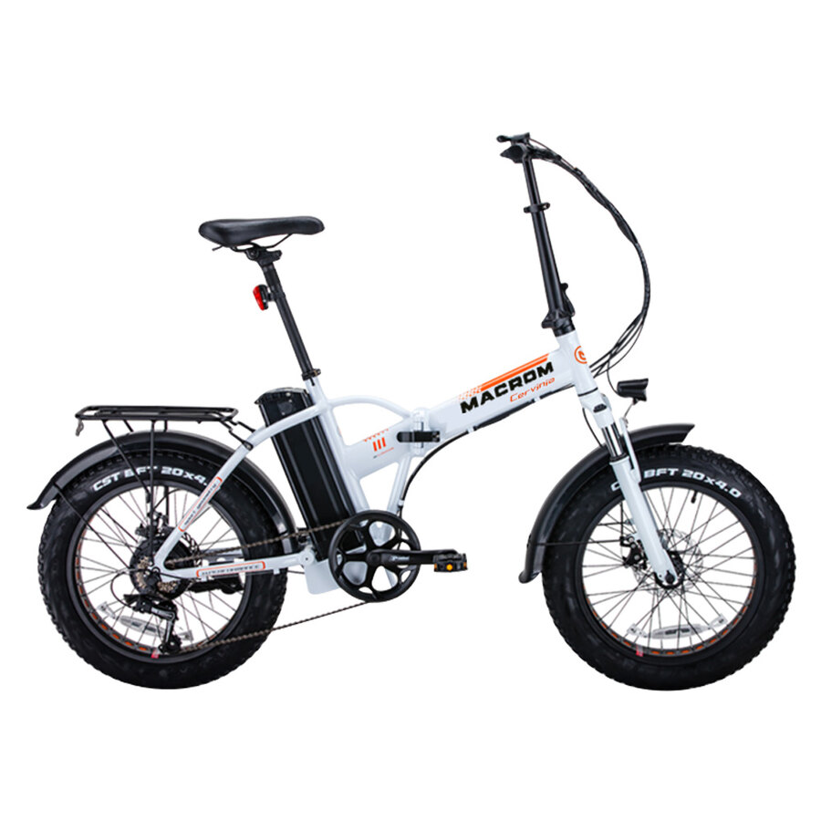 Bicicletta elettrica E-Bike Cervinia - MACROM MACROM color Bianco -  Speedup.it