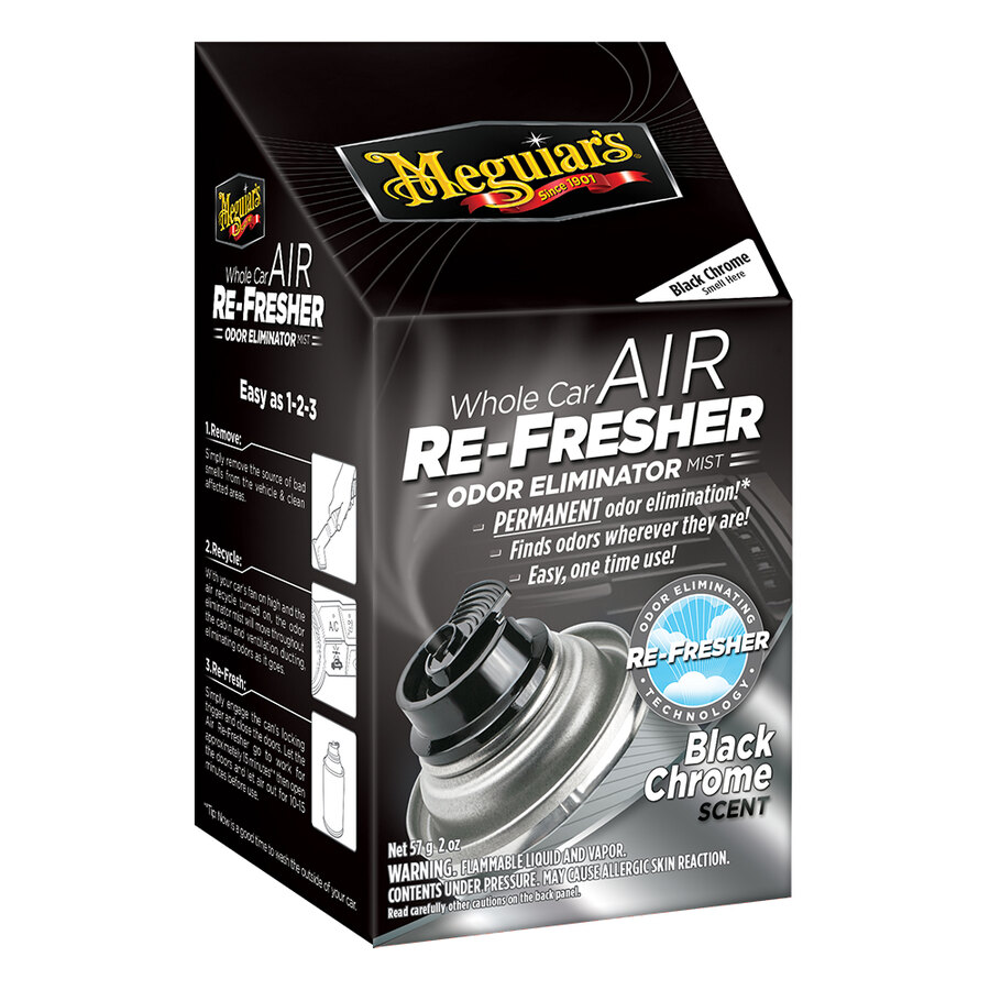 Pulizia climatizzatore Re-Fresher - Black Chrome Scent - MEGUIARS