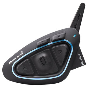 MIDLAND - Kit interfono con Bluetooth BTX2 Pro S LR Singolo - MIDLAND - Kit interfono con Bluetooth