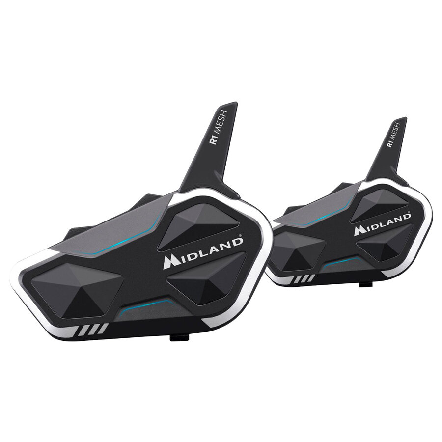 Kit interfono con Bluetooth BT R1 Mesh Twin - MIDLAND