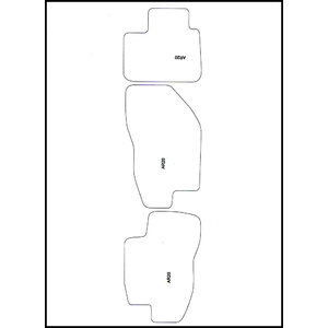 Tappeti in moquette specifico Raso Alfa Romeo 156 - MINERVA Alfa Romeo 156 1997-2007