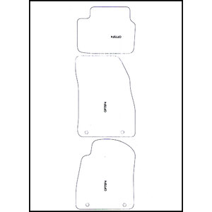 Tappeti in moquette specifico Prestige Nero - MINERVA Chevrolet Malibu, Opel INSIGNIA