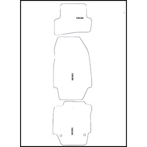 Tappeti in moquette specifico Raso Renault CAPTUR - MINERVA Renault CAPTUR 2013-