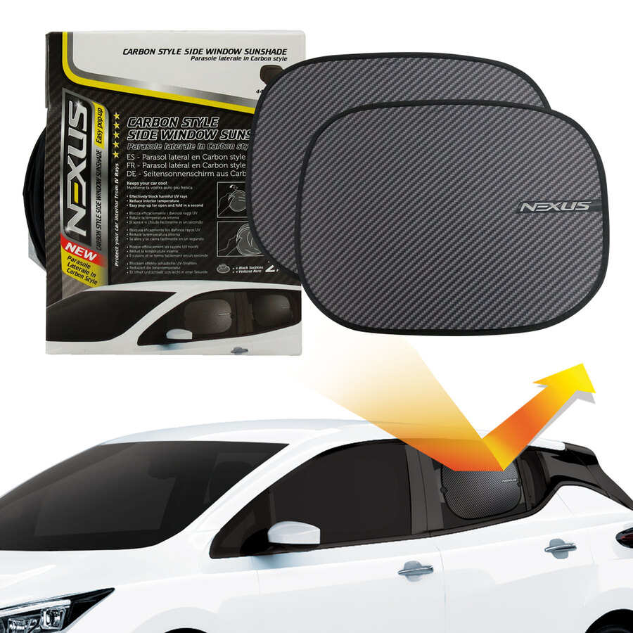 Tendina laterale con ventosa Carbon - NEXUS