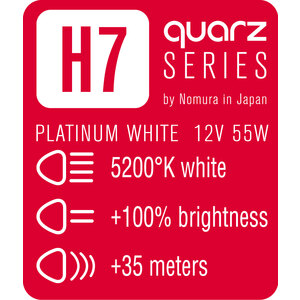 Lampadine H7 Quarz Platinum H7 - NOMURA