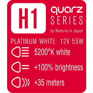 Lampadine H1 Quarz Platinum H1 - NOMURA