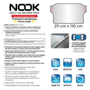 Copertura parabrezza Extra Large Windshield Protector - NOOK
