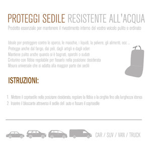 Coprisedile Protettivo Anteriore Resistente all'acqua  - NORRIS