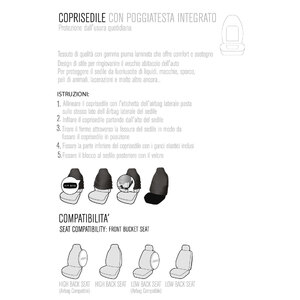 Coprisedili anteriori 1pz Everyday - Argo - NORRIS