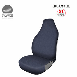 Coprisedili anteriori 1pz Everyday - Blue jeans XL - NORRIS NORRIS
