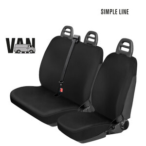 Coprisedili furgone Simple - Van - NORRIS Citroen Jumper, Jumpy, Fiat Ducato, Scudo, Ford Transit, Iveco Daily, Mercedes Sprinter, Vito, Nissan Trade, Opel Movano NORRIS