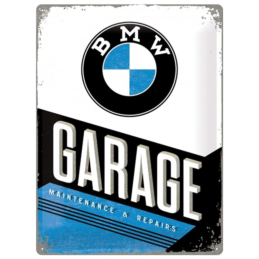 Cartello in latta BMW Garage - NOSTALGIC ART