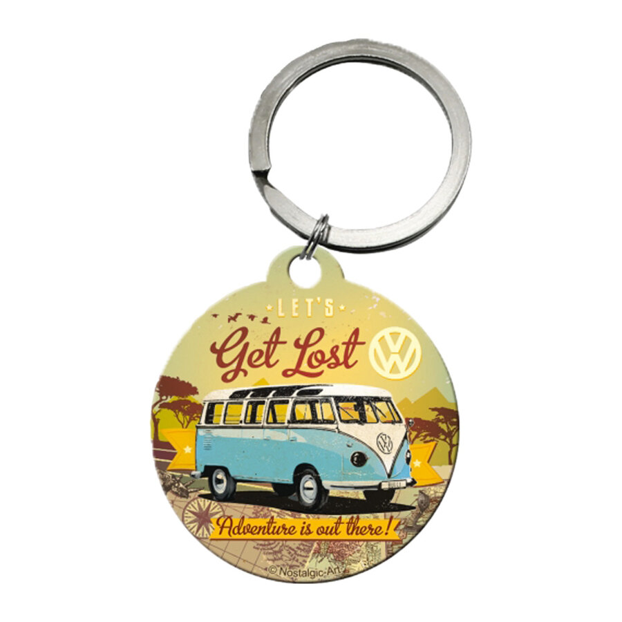 Portachiavi VW Bulli Let's Get Lost - NOSTALGIC ART