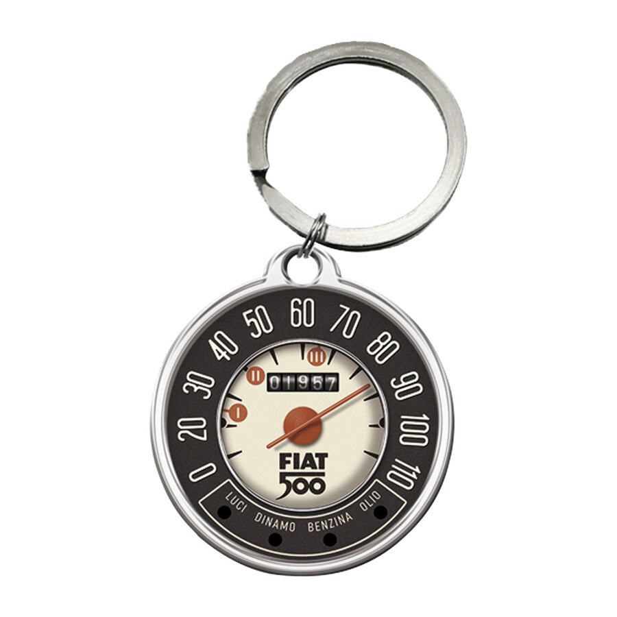 Portachiavi Fiat 500 Tacho - NOSTALGIC ART