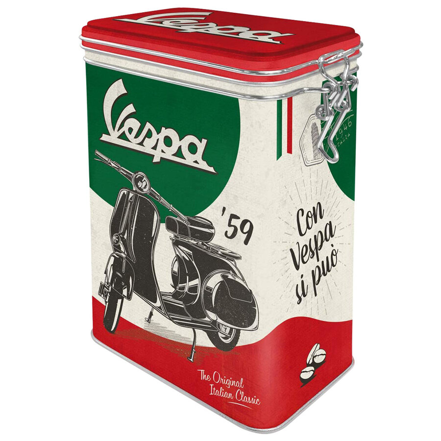 Scatola in latta Vespa The Italian Classic - NOSTALGIC ART