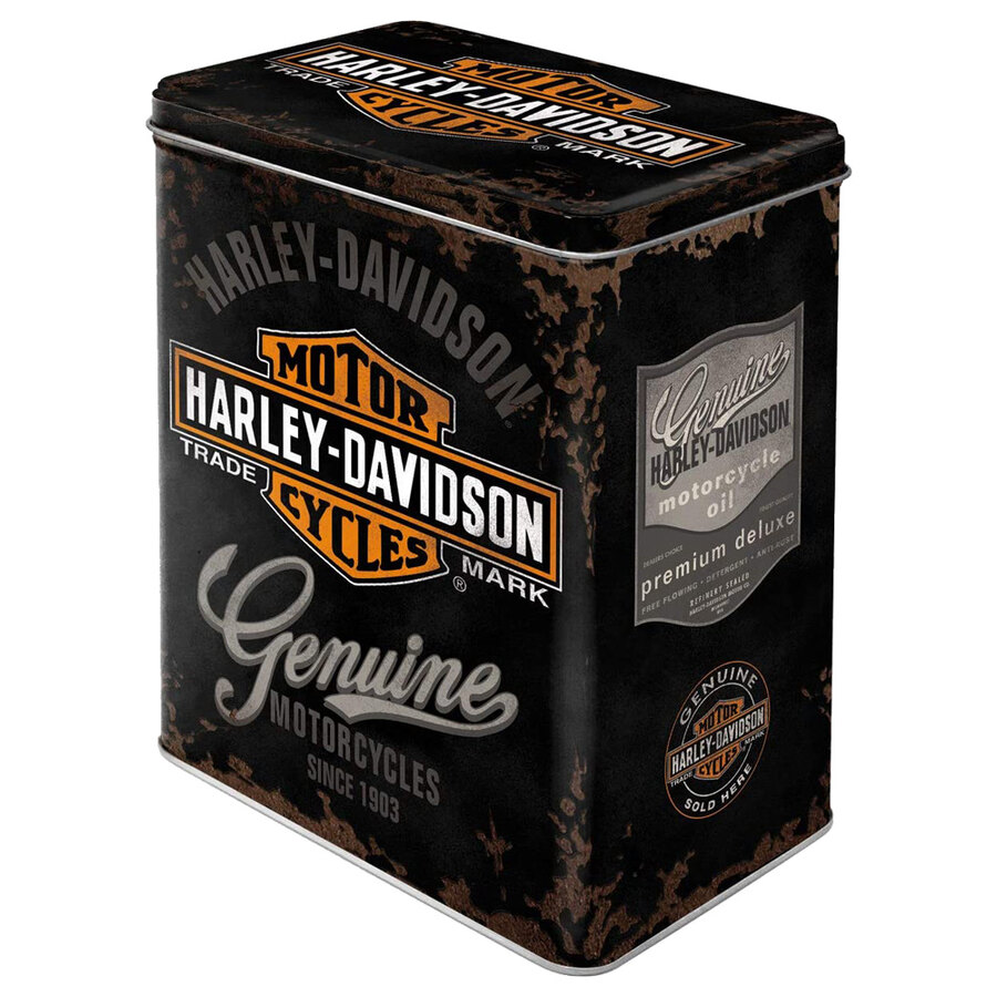 Scatola in latta Harley Davidson - NOSTALGIC ART