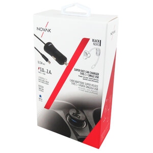 Cavo ricarica 12V + USB Super veloce - NOVAK