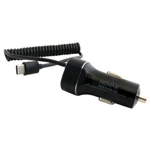 Cavo ricarica 12V + USB Ultra veloce QC3.0 - NOVAK