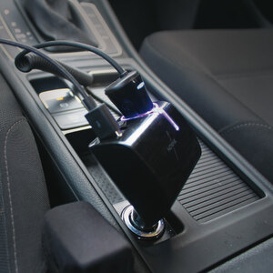 Sdoppiatore presa accendisigari con USB 1 socket + 2 USB - NOVAK