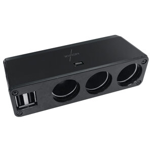 Sdoppiatore presa accendisigari con USB 3 socket + 2 USB - NOVAK