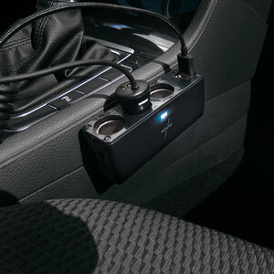 Sdoppiatore presa accendisigari con USB 3 socket + 2 USB - NOVAK