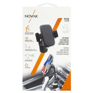 Supporto-caricabatteria wireless Per porta bicchiere - NOVAK