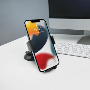 Supporto-caricabatteria wireless Con ventosa - NOVAK