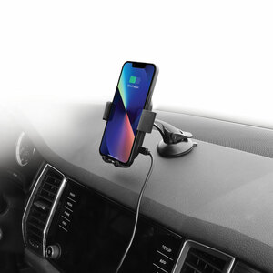Supporto-caricabatteria wireless Con ventosa - NOVAK