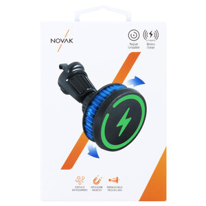 Supporto-caricabatteria wireless MagSafe da presa aria - NOVAK