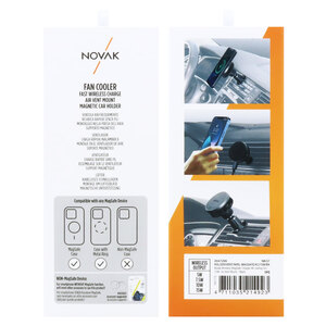 Supporto-caricabatteria wireless MagSafe da presa aria - NOVAK