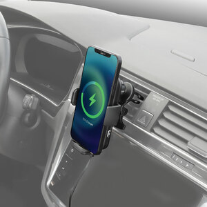 Supporto-caricabatteria wireless Da presa d'aria + ventosa - NOVAK