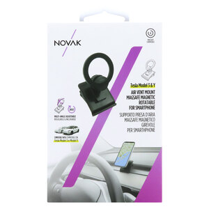 Supporto-caricabatteria wireless Da presa d'aria - NOVAK