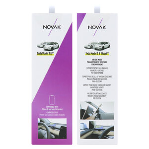 Supporto-caricabatteria wireless Da presa d'aria - NOVAK