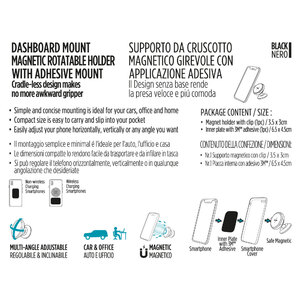 Supporto magnetico da cruscotto - NOVAK