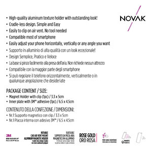 Supporto magnetico da presa aria - NOVAK
