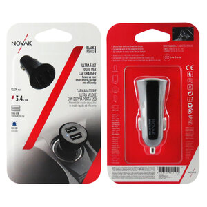 USB da presa accendisigari Ultra veloce Dual USB - NOVAK