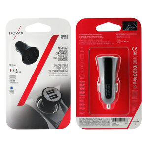 USB da presa accendisigari Mega veloce Dual USB - NOVAK