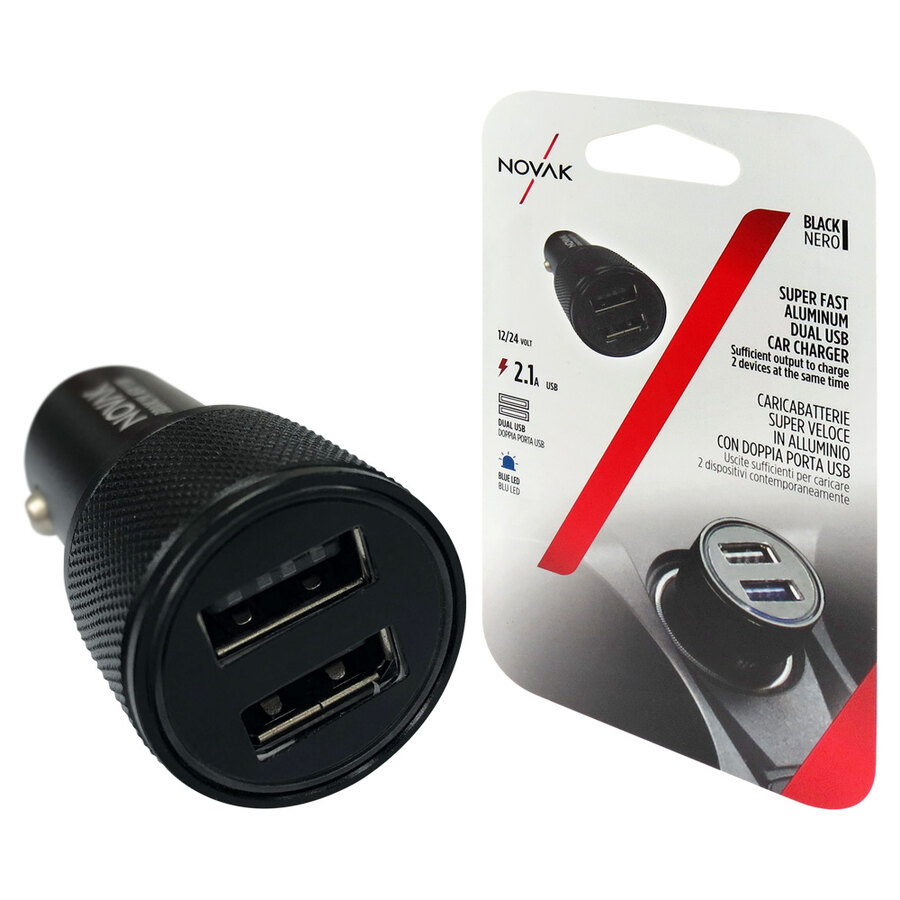 USB da presa accendisigari Doppia porta USB Super Fast - NOVAK