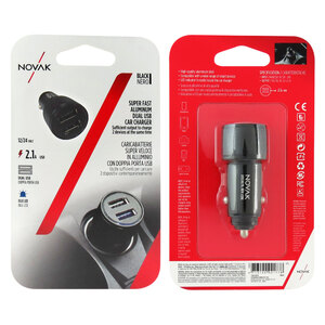 USB da presa accendisigari Doppia porta USB Super Fast - NOVAK